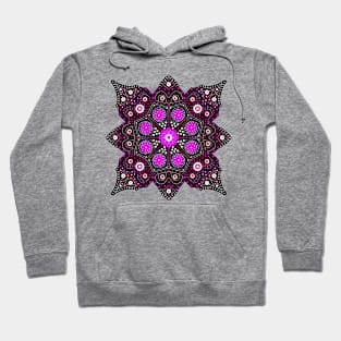 Pink Flower Mandala Hoodie